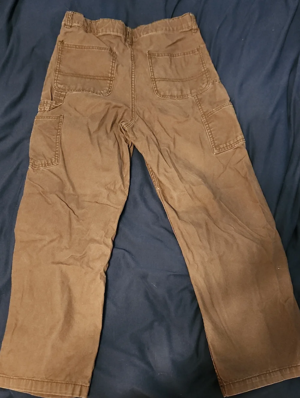 Boys Size 12 Old Navy Brown Casual Cargo Straight-Leg Pants